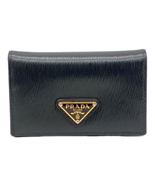 PRADA（プラダ）PRADA (プラダ) カードケース ブラックの古着・服飾アイテム