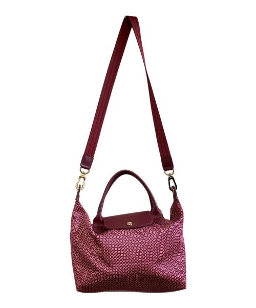 LONGCHAMP（ロンシャン）LONGCHAMP (ロンシャン) 2WAYバッグ レッドの古着・服飾アイテム
