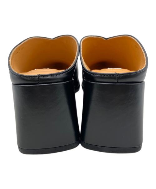 UNITED ARROWS（ユナイテッドアローズ）UNITED ARROWS (ユナイテッドアローズ) ポインテッドトゥミュール ブラック サイズ:36の古着・服飾アイテム