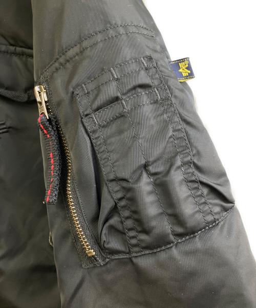 ALPHA（アルファ）ALPHA (アルファ) フライトジャケット ブラック サイズ:Mの古着・服飾アイテム