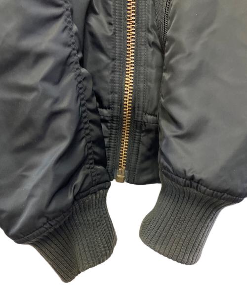 ALPHA（アルファ）ALPHA (アルファ) フライトジャケット ブラック サイズ:Mの古着・服飾アイテム
