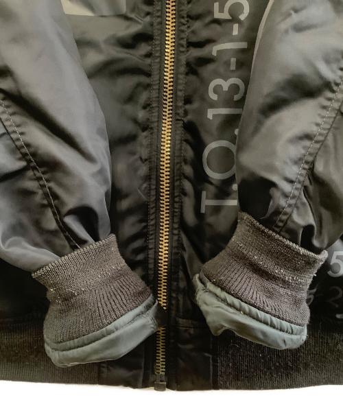 AVIREX（アヴィレックス）AVIREX (アヴィレックス) MA-1ジャケット ブラック サイズ:Mの古着・服飾アイテム
