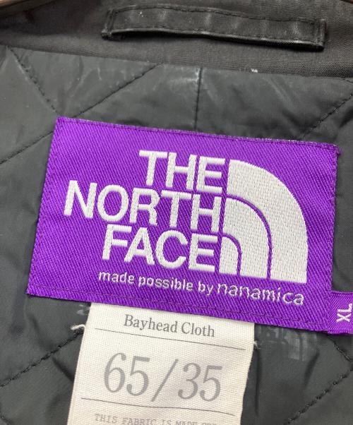 THE NORTHFACE PURPLELABEL（ザ・ノースフェイス パープルレーベル）THE NORTHFACE PURPLELABEL (ザ・ノースフェイス パープルレーベル) ステンカラーコート ブラック サイズ:XLの古着・服飾アイテム