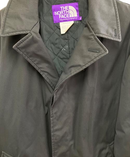 THE NORTHFACE PURPLELABEL（ザ・ノースフェイス パープルレーベル）THE NORTHFACE PURPLELABEL (ザ・ノースフェイス パープルレーベル) ステンカラーコート ブラック サイズ:XLの古着・服飾アイテム