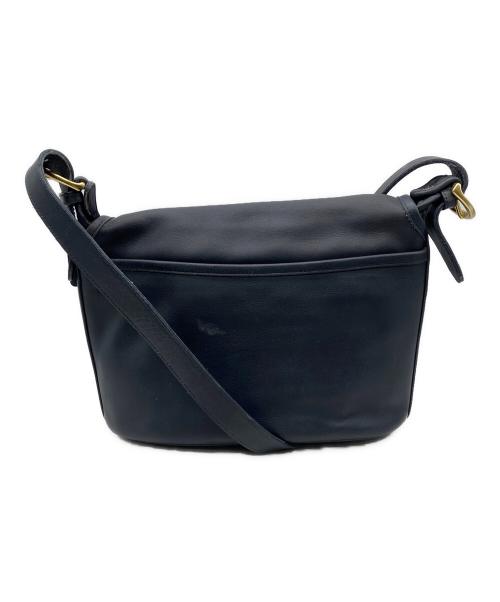 COACH（コーチ）COACH (コーチ) レザーショルダーバッグ ブラックの古着・服飾アイテム