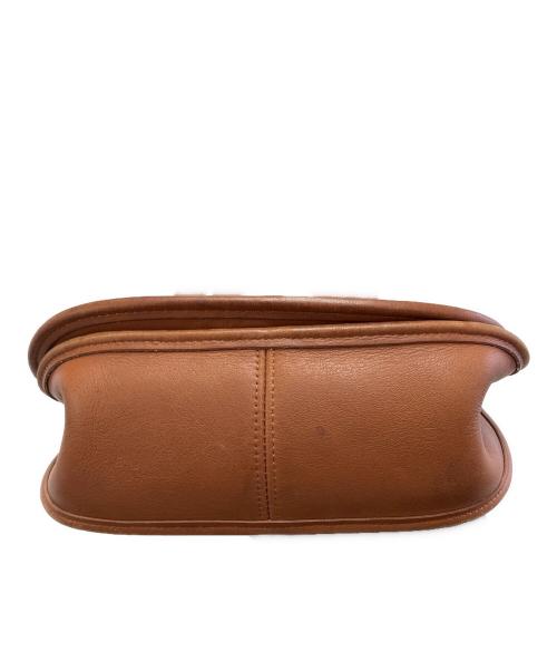 COACH（コーチ）COACH (コーチ) レザーショルダーバッグ ブラウンの古着・服飾アイテム