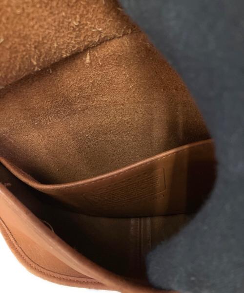 COACH（コーチ）COACH (コーチ) レザーショルダーバッグ ブラウンの古着・服飾アイテム