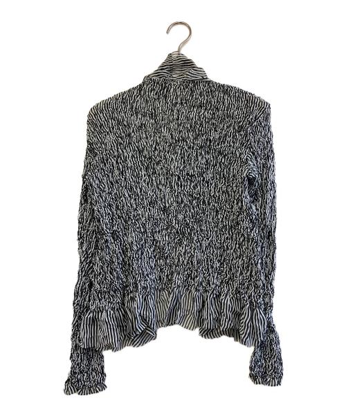 ISSEY MIYAKE FETE（イッセイミヤケフェット）ISSEY MIYAKE FETE (イッセイミヤケフェット) 薄手カーディガン ブラック サイズ:02の古着・服飾アイテム