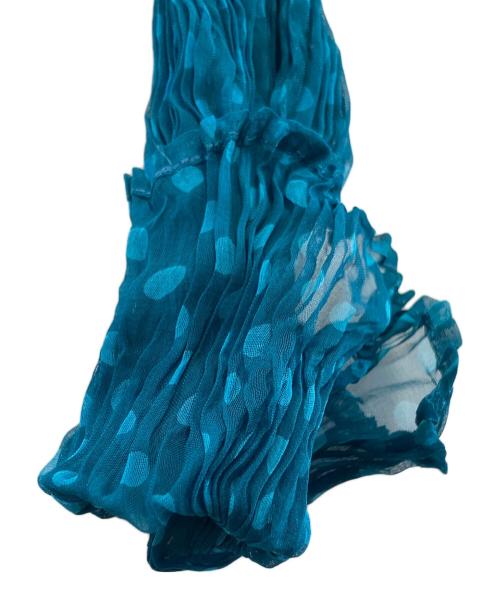 ISSEY MIYAKE FETE（イッセイミヤケフェット）ISSEY MIYAKE FETE (イッセイミヤケフェット) 薄手カーディガン ブルー サイズ:02の古着・服飾アイテム