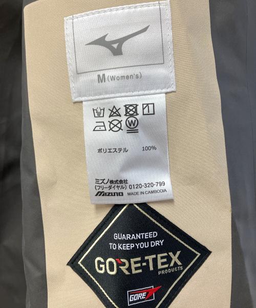 MIZUNO（ミズノ）MIZUNO (ミズノ) セットアップレインスーツ ベージュ×ブラック サイズ:Mの古着・服飾アイテム