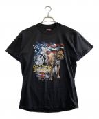 HARLEY-DAVIDSONハーレーダビッドソン）の古着「半袖カットソー」｜ブラック