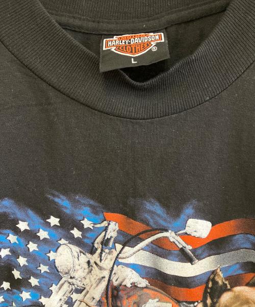 HARLEY-DAVIDSON（ハーレーダビッドソン）HARLEY-DAVIDSON (ハーレーダビッドソン) 半袖カットソー ブラック サイズ:Lの古着・服飾アイテム