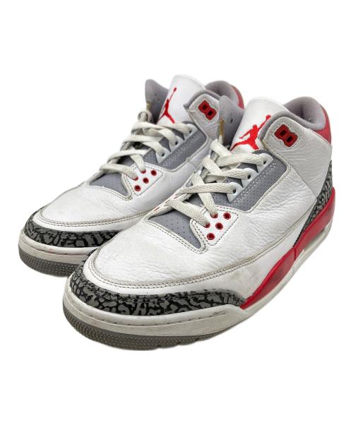 NIKE（ナイキ）NIKE (ナイキ) スニーカー ホワイト×レッド サイズ:27.5の古着・服飾アイテム