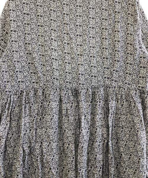ne quittez pas（ヌキテパ）ne quittez pas (ヌキテパ) 長袖ワンピース ベージュ×ブラック サイズ:不明の古着・服飾アイテム