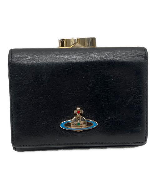 Vivienne Westwood（ヴィヴィアンウエストウッド）Vivienne Westwood (ヴィヴィアンウエストウッド) 3つ折り財布 ブラックの古着・服飾アイテム