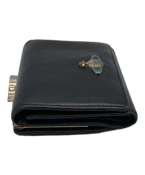 Vivienne Westwood（ヴィヴィアンウエストウッド）Vivienne Westwood (ヴィヴィアンウエストウッド) 3つ折り財布 ブラックの古着・服飾アイテム