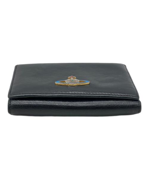 Vivienne Westwood（ヴィヴィアンウエストウッド）Vivienne Westwood (ヴィヴィアンウエストウッド) 3つ折り財布 ブラックの古着・服飾アイテム