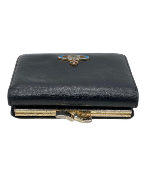 Vivienne Westwood（ヴィヴィアンウエストウッド）Vivienne Westwood (ヴィヴィアンウエストウッド) 3つ折り財布 ブラックの古着・服飾アイテム