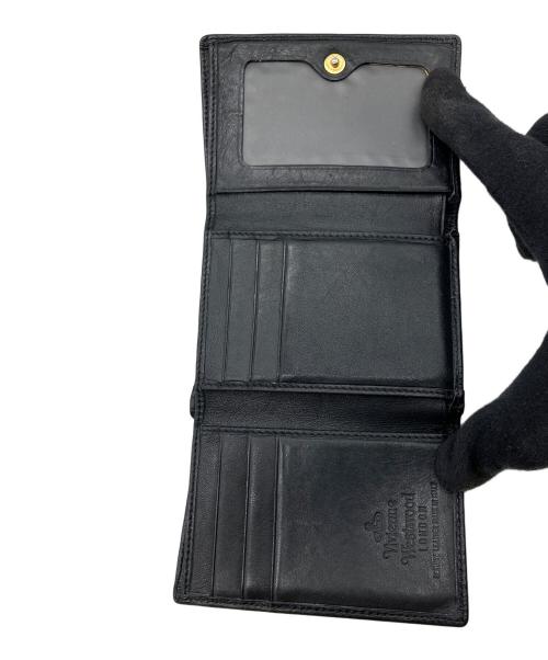 Vivienne Westwood（ヴィヴィアンウエストウッド）Vivienne Westwood (ヴィヴィアンウエストウッド) 3つ折り財布 ブラックの古着・服飾アイテム