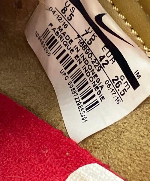 SUPREME（シュプリーム）Supreme (シュプリーム) NIKE (ナイキ) ローカットスニーカー ブラウン サイズ:26.5の古着・服飾アイテム