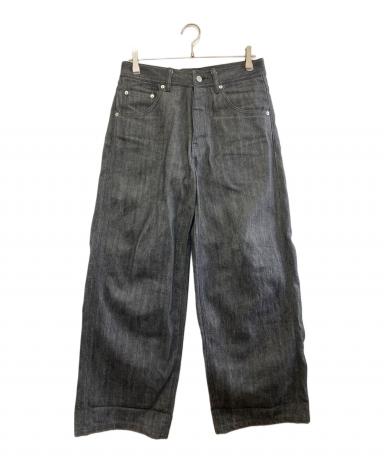 中古・古着通販】MENES (メネス) デニムパンツ ブラック サイズ:S 