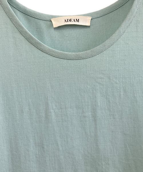 ADEAM（アディアム）ADEAM (アディアム) ノースリーブワンピース ブルーの古着・服飾アイテム