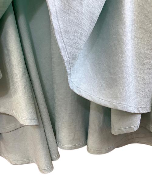 ADEAM（アディアム）ADEAM (アディアム) ノースリーブワンピース ブルーの古着・服飾アイテム