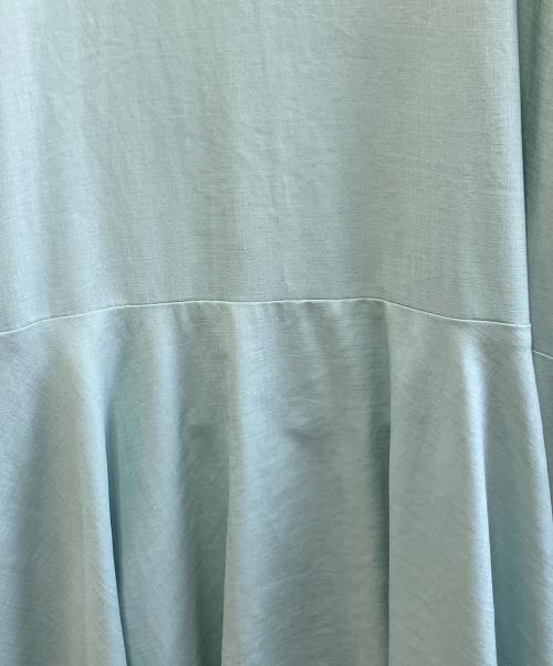 ADEAM（アディアム）ADEAM (アディアム) ノースリーブワンピース ブルーの古着・服飾アイテム