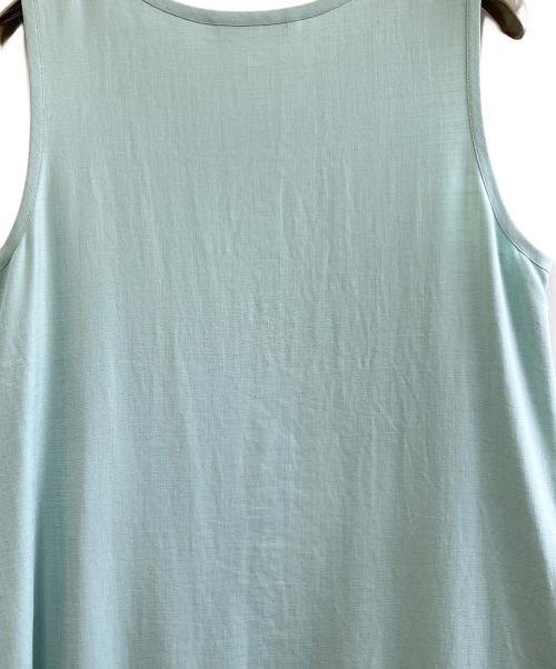 ADEAM（アディアム）ADEAM (アディアム) ノースリーブワンピース ブルーの古着・服飾アイテム