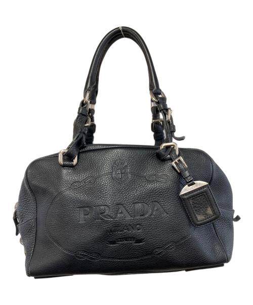 PRADA（プラダ）PRADA (プラダ) ミニボストンバッグ ブラックの古着・服飾アイテム