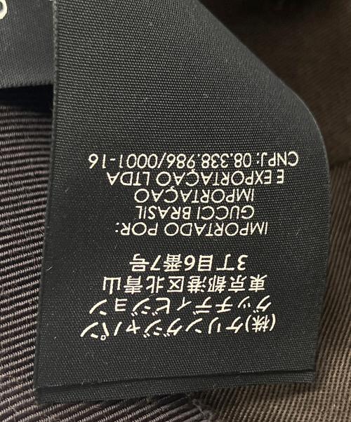 GUCCI（グッチ）GUCCI (グッチ) GGキャンバス ベースボールキャップ ベージュ×ブラウンの古着・服飾アイテム