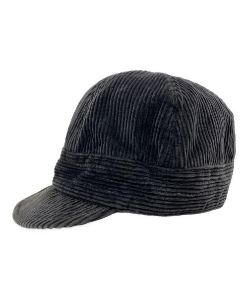 freewheelers（フリーホイーラーズ）FREEWHEELERS (フリーホイーラーズ) コーデュロイキャップ ブラックの古着・服飾アイテム