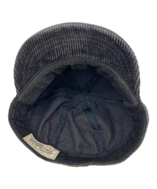 freewheelers（フリーホイーラーズ）FREEWHEELERS (フリーホイーラーズ) コーデュロイキャップ ブラックの古着・服飾アイテム