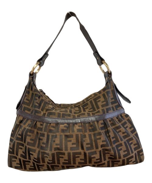 FENDI（フェンディ）FENDI (フェンディ) ワンショルダーバッグ ブラウンの古着・服飾アイテム