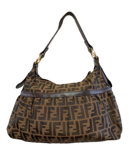 FENDI（フェンディ）FENDI (フェンディ) ワンショルダーバッグ ブラウンの古着・服飾アイテム