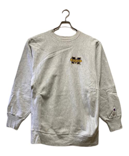 Champion REVERSE WEAVE（チャンピオン リバース ウィーブ）Champion REVERSE WEAVE (チャンピオン リバース ウィーブ) 刺繍スウェット グレー サイズ:XXLの古着・服飾アイテム