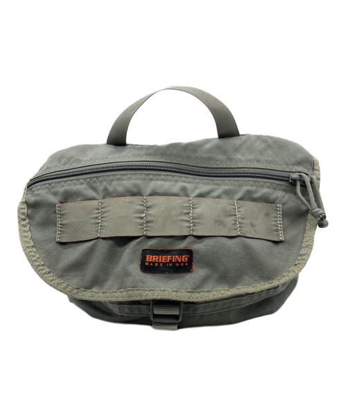 BRIEFING（ブリーフィング）BRIEFING (ブリーフィング) FLIGHT LIGHT FLAP BODYBAG カーキの古着・服飾アイテム
