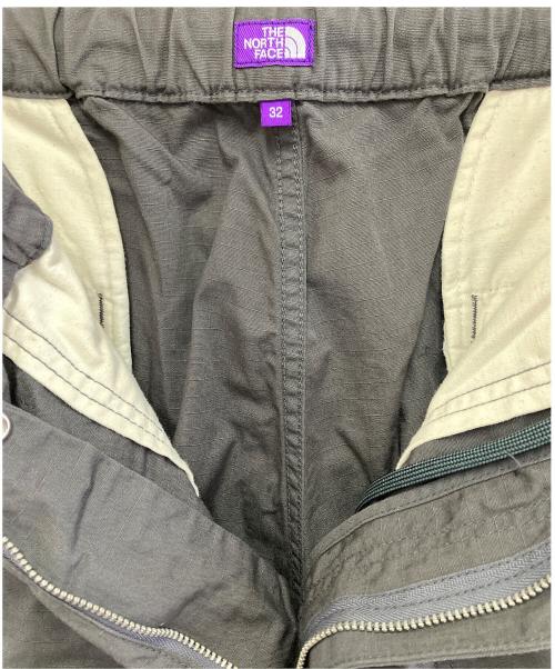 THE NORTHFACE PURPLELABEL（ザ・ノースフェイス パープルレーベル）THE NORTHFACE PURPLELABEL (ザ・ノースフェイス パープルレーベル) Ripstop Wide Cropped Field Pants グレー サイズ:32の古着・服飾アイテム