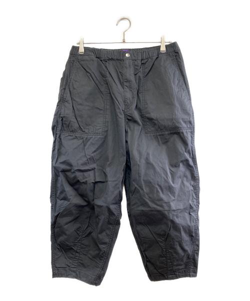 THE NORTHFACE PURPLELABEL（ザ・ノースフェイス パープルレーベル）THE NORTHFACE PURPLELABEL (ザ・ノースフェイス パープルレーベル) Ripstop Wide Cropped Field Pants ブラック サイズ:32の古着・服飾アイテム