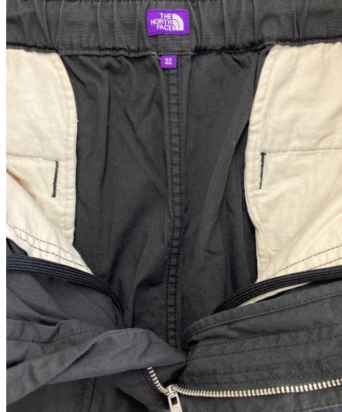 THE NORTHFACE PURPLELABEL（ザ・ノースフェイス パープルレーベル）THE NORTHFACE PURPLELABEL (ザ・ノースフェイス パープルレーベル) Ripstop Wide Cropped Field Pants ブラック サイズ:32の古着・服飾アイテム