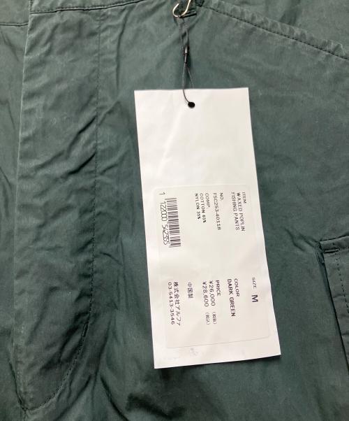 FreshService（フレッシュサービス）FreshService (フレッシュサービス) WAXED POPLIN FISHING PANTS グリーン サイズ:Mの古着・服飾アイテム