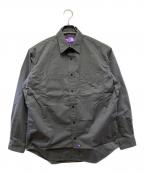 THE NORTHFACE PURPLELABELザ・ノースフェイス パープルレーベル）の古着「Double Pocket Field Work Shirt」｜チャコールグレー