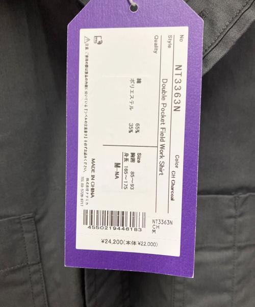 THE NORTHFACE PURPLELABEL（ザ・ノースフェイス パープルレーベル）THE NORTHFACE PURPLELABEL (ザ・ノースフェイス パープルレーベル) Double Pocket Field Work Shirt チャコールグレー サイズ:M 未使用品の古着・服飾アイテム