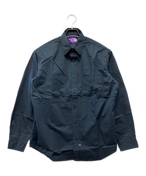 THE NORTHFACE PURPLELABEL（ザ・ノースフェイス パープルレーベル）THE NORTHFACE PURPLELABEL (ザ・ノースフェイス パープルレーベル) Double Pocket Field Work Shirt ネイビー サイズ:M 未使用品の古着・服飾アイテム