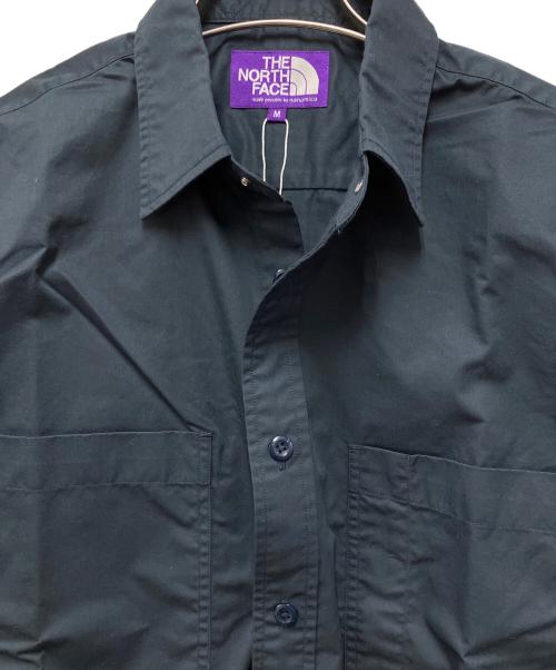 THE NORTHFACE PURPLELABEL（ザ・ノースフェイス パープルレーベル）THE NORTHFACE PURPLELABEL (ザ・ノースフェイス パープルレーベル) Double Pocket Field Work Shirt ネイビー サイズ:M 未使用品の古着・服飾アイテム