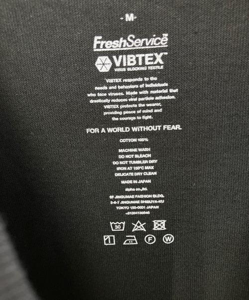 FreshService（フレッシュサービス）FreshService (フレッシュサービス) 半袖カットソー ブラック サイズ:M 未使用品の古着・服飾アイテム