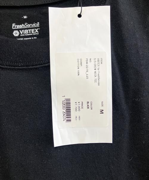 FreshService（フレッシュサービス）FreshService (フレッシュサービス) 半袖カットソー ブラック サイズ:M 未使用品の古着・服飾アイテム