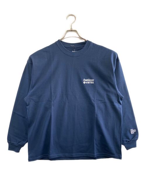 FreshService（フレッシュサービス）FreshService (フレッシュサービス) 長袖カットソー ネイビー サイズ:M 未使用品の古着・服飾アイテム