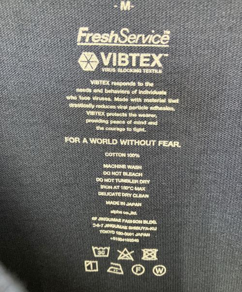 FreshService（フレッシュサービス）FreshService (フレッシュサービス) 長袖カットソー ネイビー サイズ:M 未使用品の古着・服飾アイテム