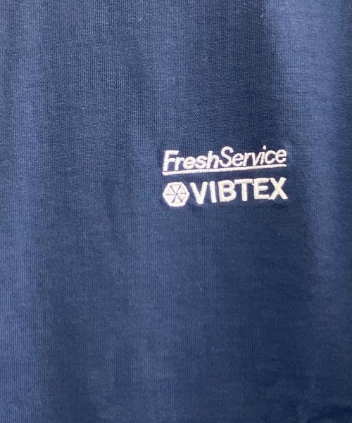 FreshService（フレッシュサービス）FreshService (フレッシュサービス) 長袖カットソー ネイビー サイズ:M 未使用品の古着・服飾アイテム